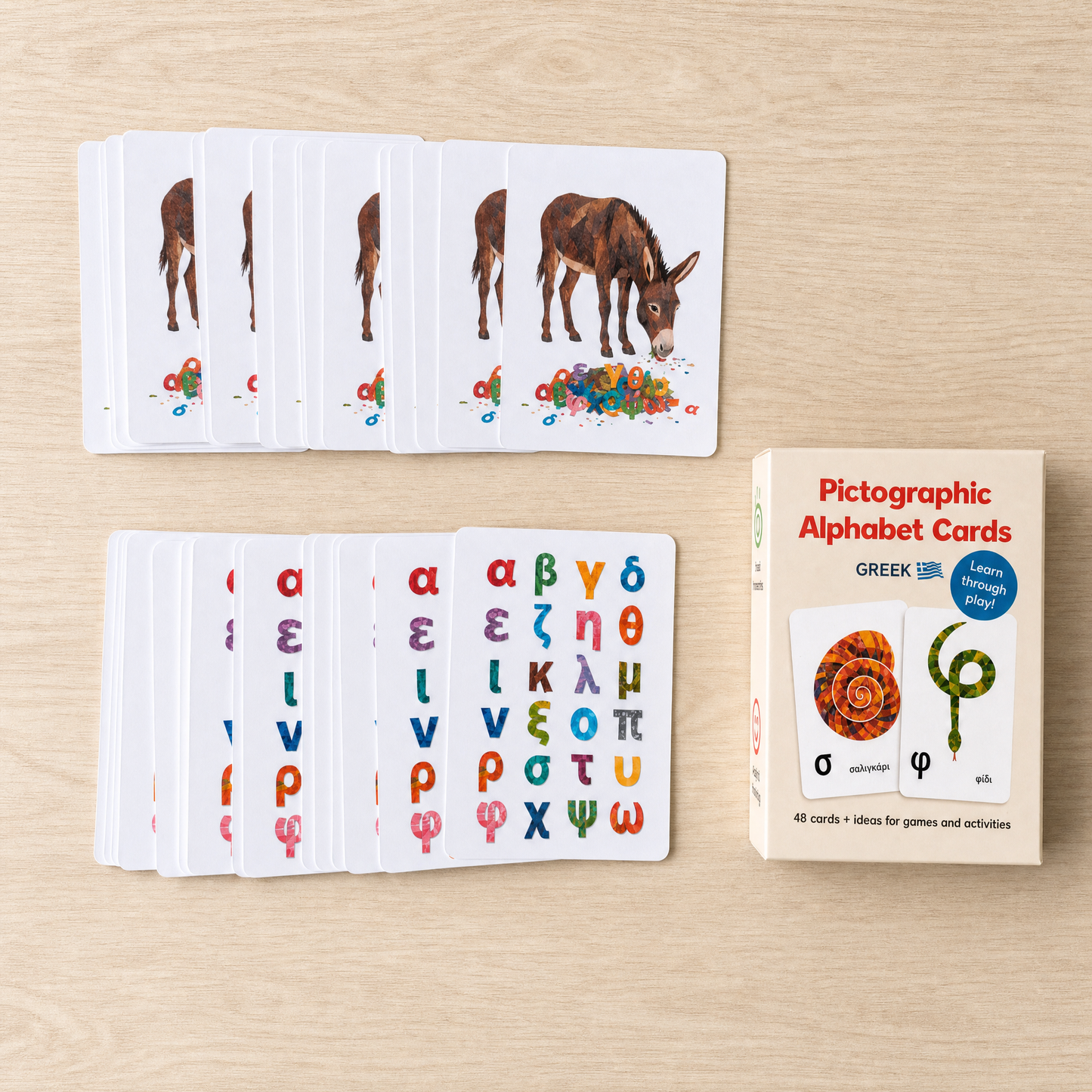 Card fronts and backs